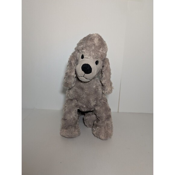 IKEA Gosig Pudel Poodle 12" Dog Puppy Plush Soft Toy Grey Stuffed Animal - Picture 1 of 9